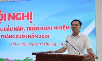 Đ/c Nguyễn Việt Thanh - Bí thư Đảng ủy Công ty phát biểu chỉ đạo Hội nghị