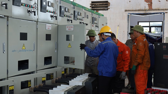 Trạm điện 35/6KV Công ty Than Hà Tu