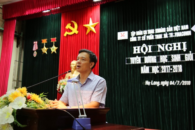 Đ/c Nguyễn Việt Thanh Bí thư Đảng ủy Công ty, Phát biểu tại buổi lễ tuyên dương
