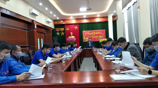 Đoàn TN Công ty CP Than Hà Tu sơ kết hoạt động tháng 1, triển khai nhiệm vụ tháng 2/2020
